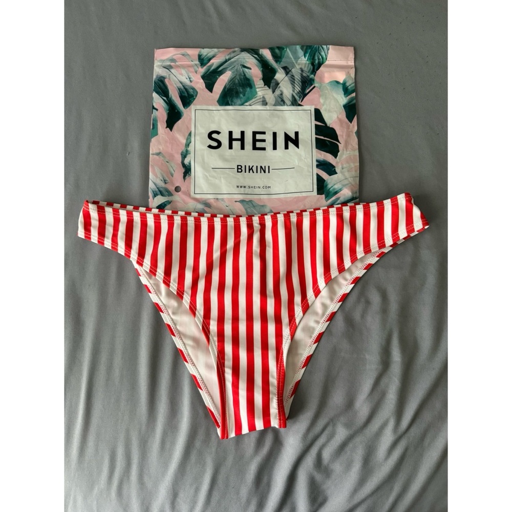 Shein Stripe Bikini Bottom